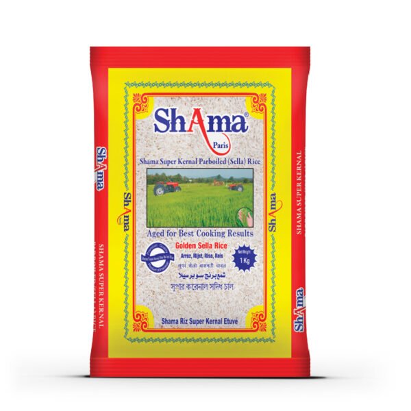 Shama Super Kernal Parboiled Sella Rice 1kg