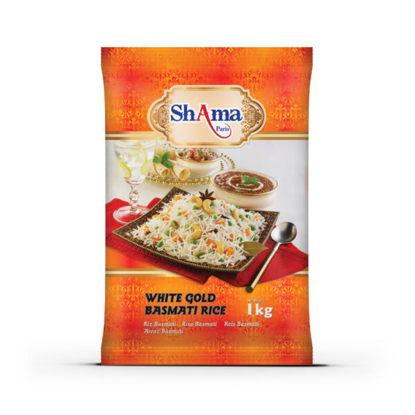 Shama White Gold Basmati Rice 1kg