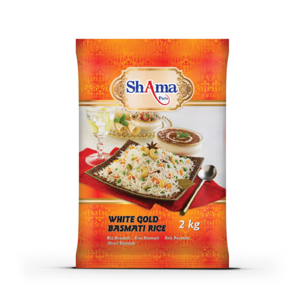 Shama White Gold Basmati Rice 2kg